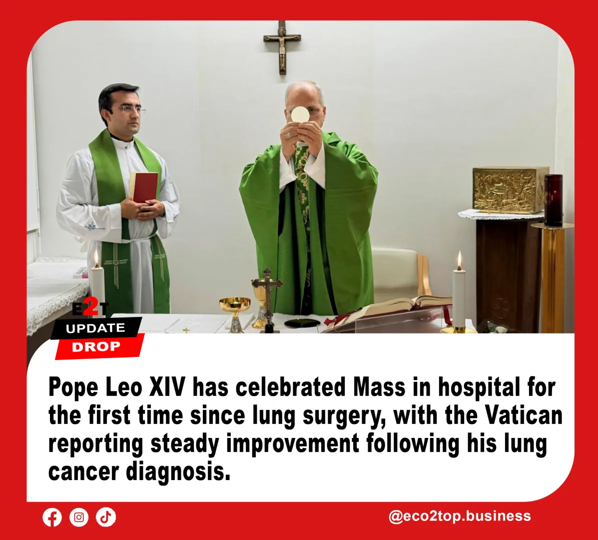  Pope Leo XIV Appears in First Public Images Since Lung Surgery and Cancer Diagnosis